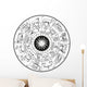 Astrological Calendar Wall Decal