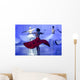 Group of contemporary dancers performing on stage Wall Mural