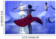 Group of contemporary dancers performing on stage Wall Mural