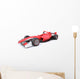 Formula race red car designed by myself Wall Decal