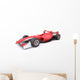 Formula race red car designed by myself Wall Decal