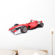 Formula race red car designed by myself Wall Decal
