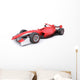 Formula race red car designed by myself Wall Decal