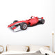 Formula race red car designed by myself Wall Decal