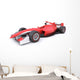 Formula race red car designed by myself Wall Decal