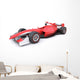 Formula race red car designed by myself Wall Decal