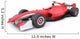 Formula race red car designed by myself Wall Decal