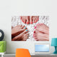 Colorful painted toes Wall Mural