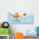 Katze fischt in Goldfischglas Wall Mural