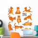 yoga cats Wall Decal