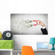 hand attracts money Wall Mural