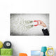 hand attracts money Wall Mural