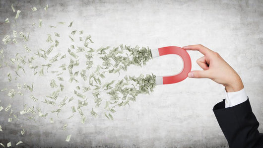 Hand Attracts Money Wall Decal