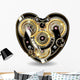 steampunk mechanical heart Wall Decal