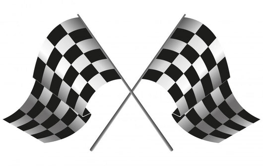 Checkered Flag Racing Wall Decal