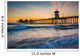 Huntington Pier sunset Wall Mural