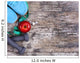 Sport equipment. Sneakers, dumbells, measuring tape Wall Mural