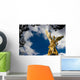 Friedensengel in MÃ¼nchen Freitext Wolken Blau Wall Mural