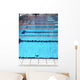 swimming pool with blue water and the swimming lanes Wall Mural
