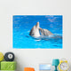 Kissing dolphins Wall Mural