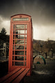 Lone Phone Booth Country Wall Decal
