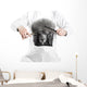 Poodle Grooming in Barber Shop Wall Decal