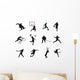 sport silhouette Wall Decal