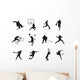 sport silhouette Wall Decal