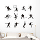 sport silhouette Wall Decal