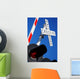 Rail Road Crossing Guard with Lights Wall Mural