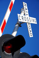 Rail Road Crossing Guard With Lights Wall Decal