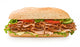 Whole Grain Turkey Sandwich With Lettuce, Cheese &amp; Tomatoes Wall Decal