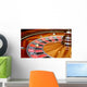 number one at roulette wheel Wall Mural