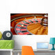 number one at roulette wheel Wall Mural