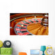 number one at roulette wheel Wall Mural
