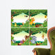 Animals and forests Wall Mural