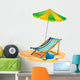 Beach chair Wall Decal