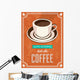 Vector Vintage Coffee Poster 2 Wall Decal