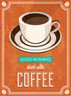 Vector Vintage Coffee Poster 2 Wall Decal