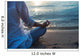 Woman meditating Wall Mural