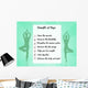 benefits of yoga Wall Mural