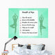 benefits of yoga Wall Mural