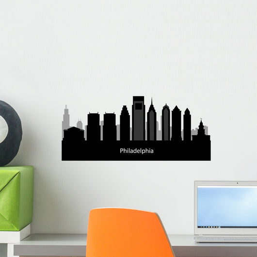 Philadelphia silhouette Wall Decal