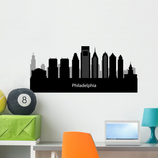 Philadelphia silhouette Wall Decal