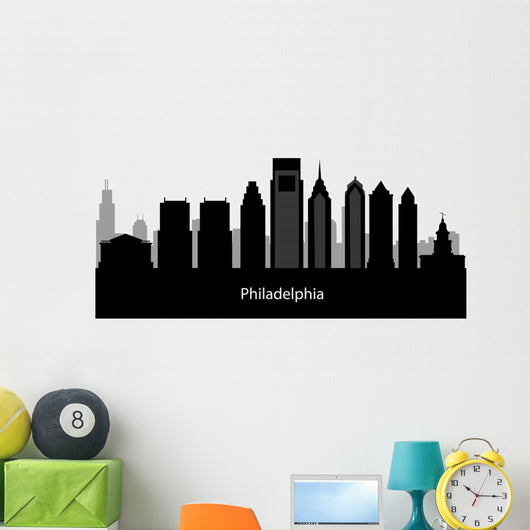 Philadelphia silhouette Wall Decal