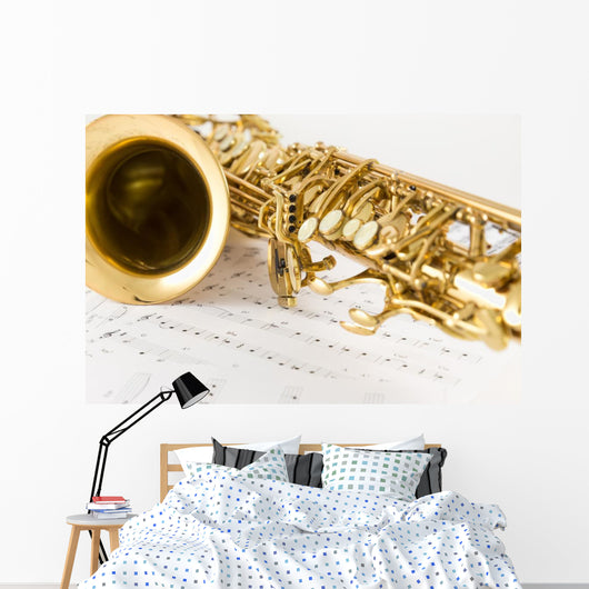 Saxophone Wall Mural