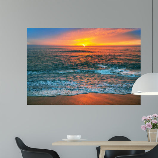 cloudscape sea sunrise Wall Mural