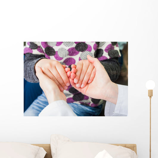 Reassuring hands Wall Mural