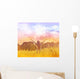 Free Happy Woman Enjoying Nature. Beauty Girl Outdoor. Wall Mural
