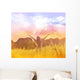 Free Happy Woman Enjoying Nature. Beauty Girl Outdoor. Wall Mural